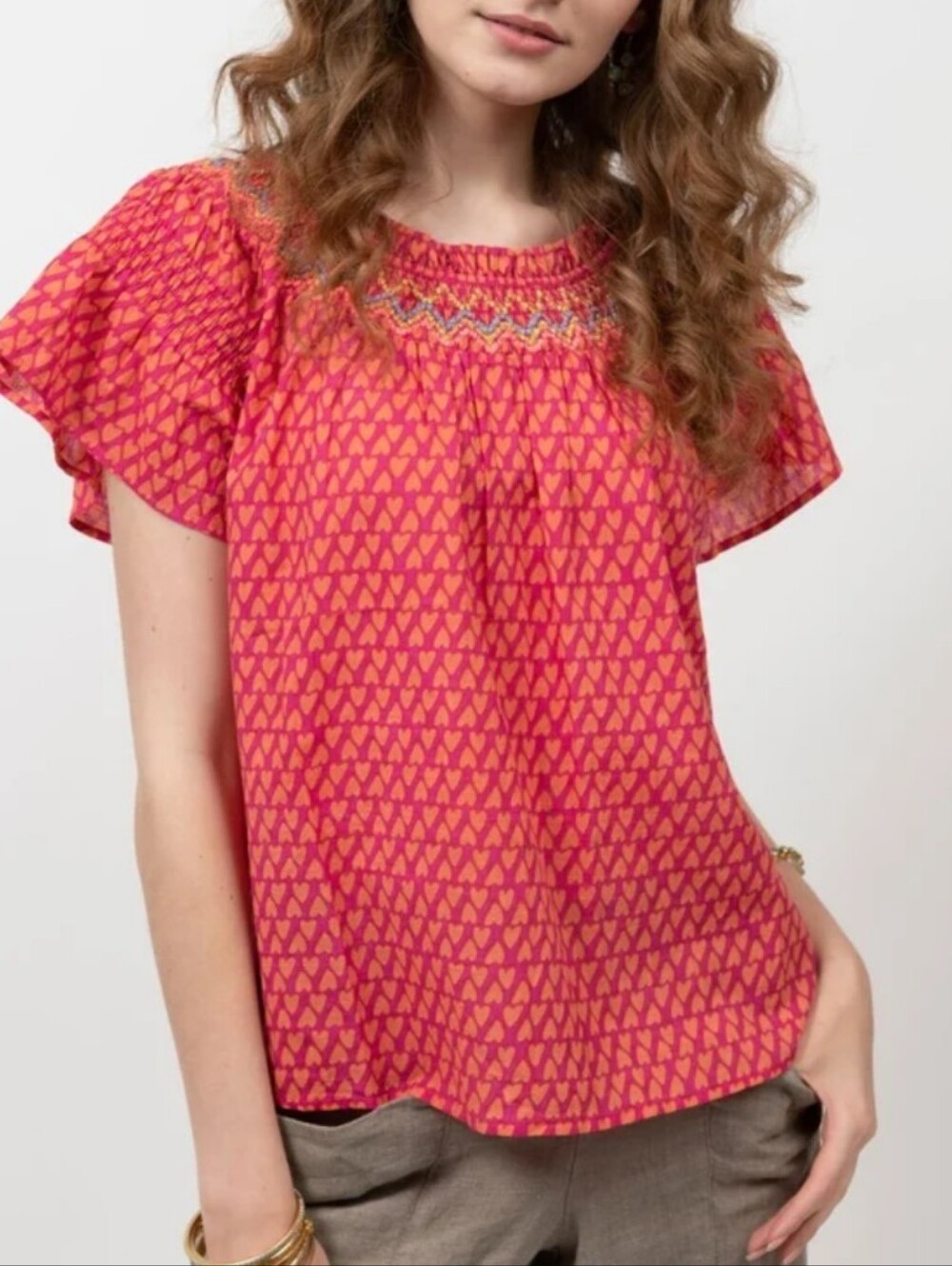 Ivy Jane Heart Felt Cotton Top.